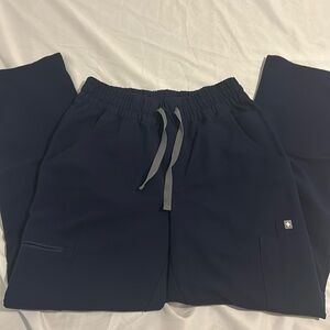 FIGS dowa pants small petite navy